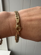 vintage Aurafin curb bracelet