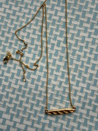 baguette necklace