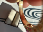 ruby band set in 18k yellow gold