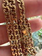 18.5" sculptural s-link curb chain