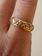 black hills gold diamond band