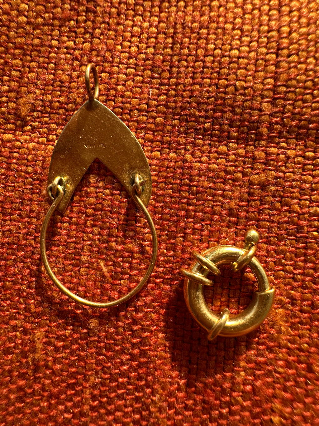 plethora of vintage gold charms