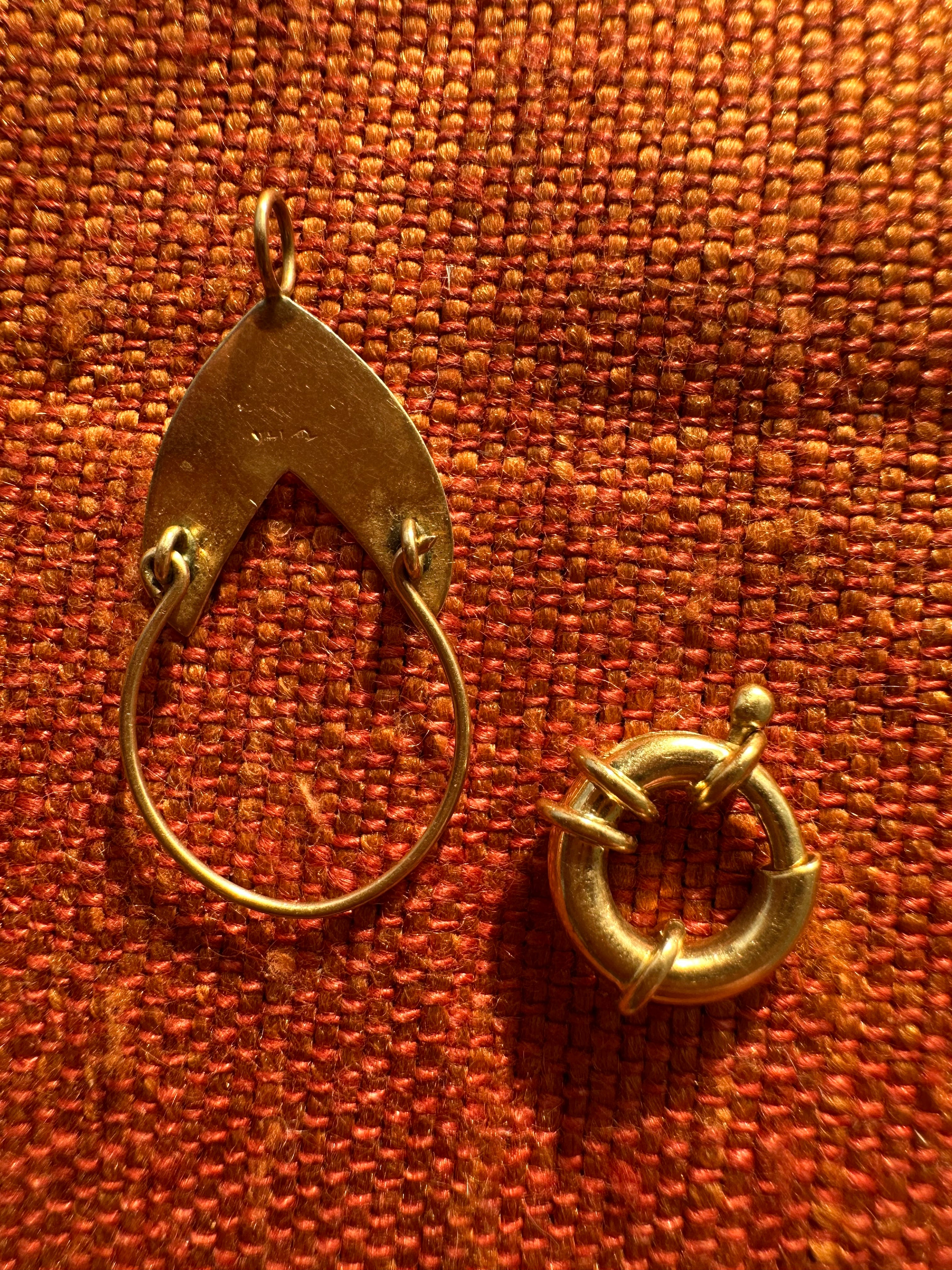 plethora of vintage gold charms