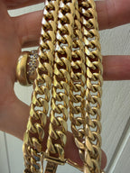22" puffy curb link chain