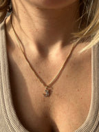 18k gold 20” box chain