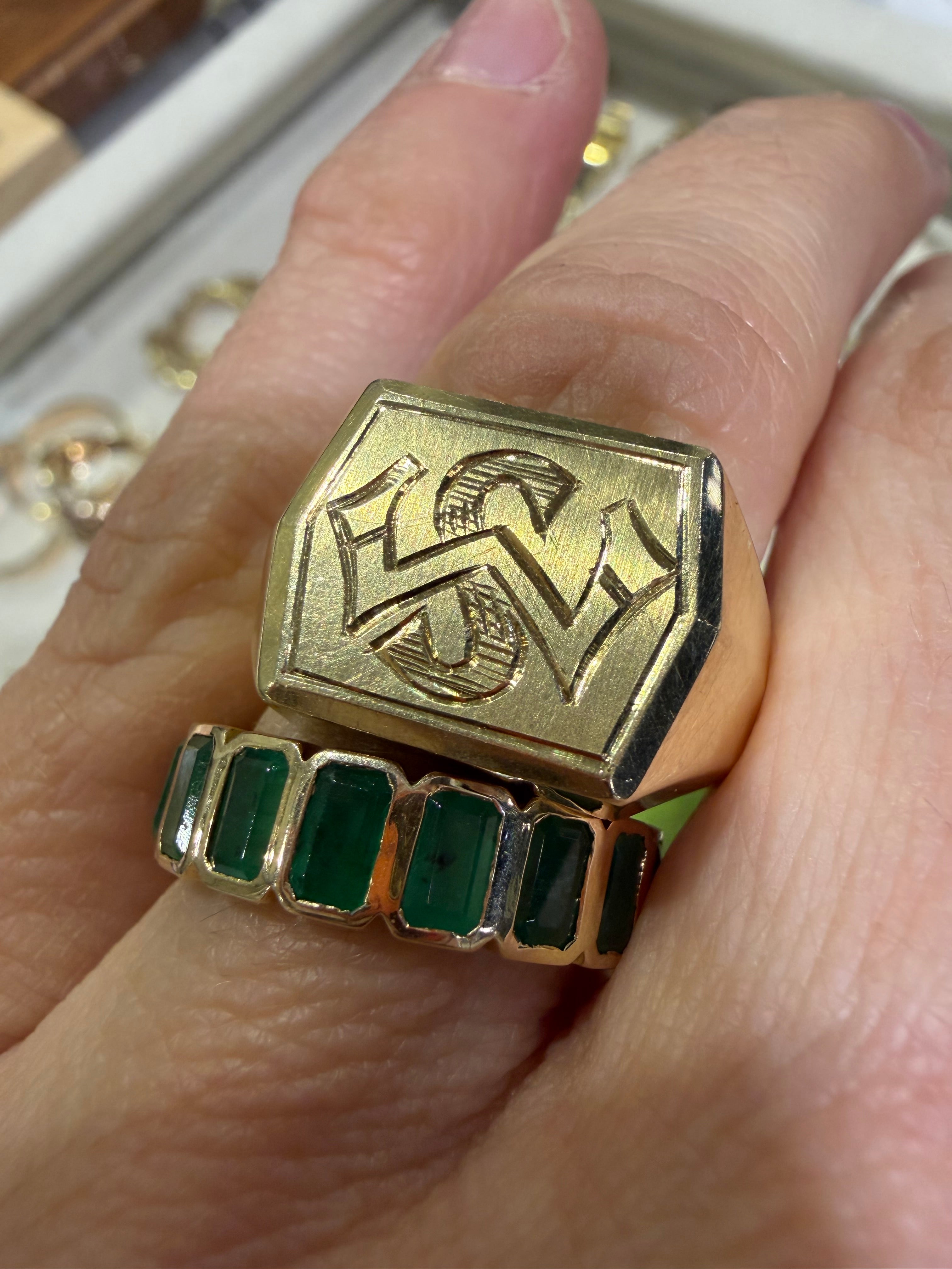 chunky SM or WS signet