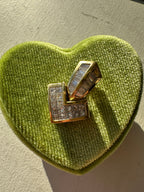 diamond and 18k yellow gold arrow pendant