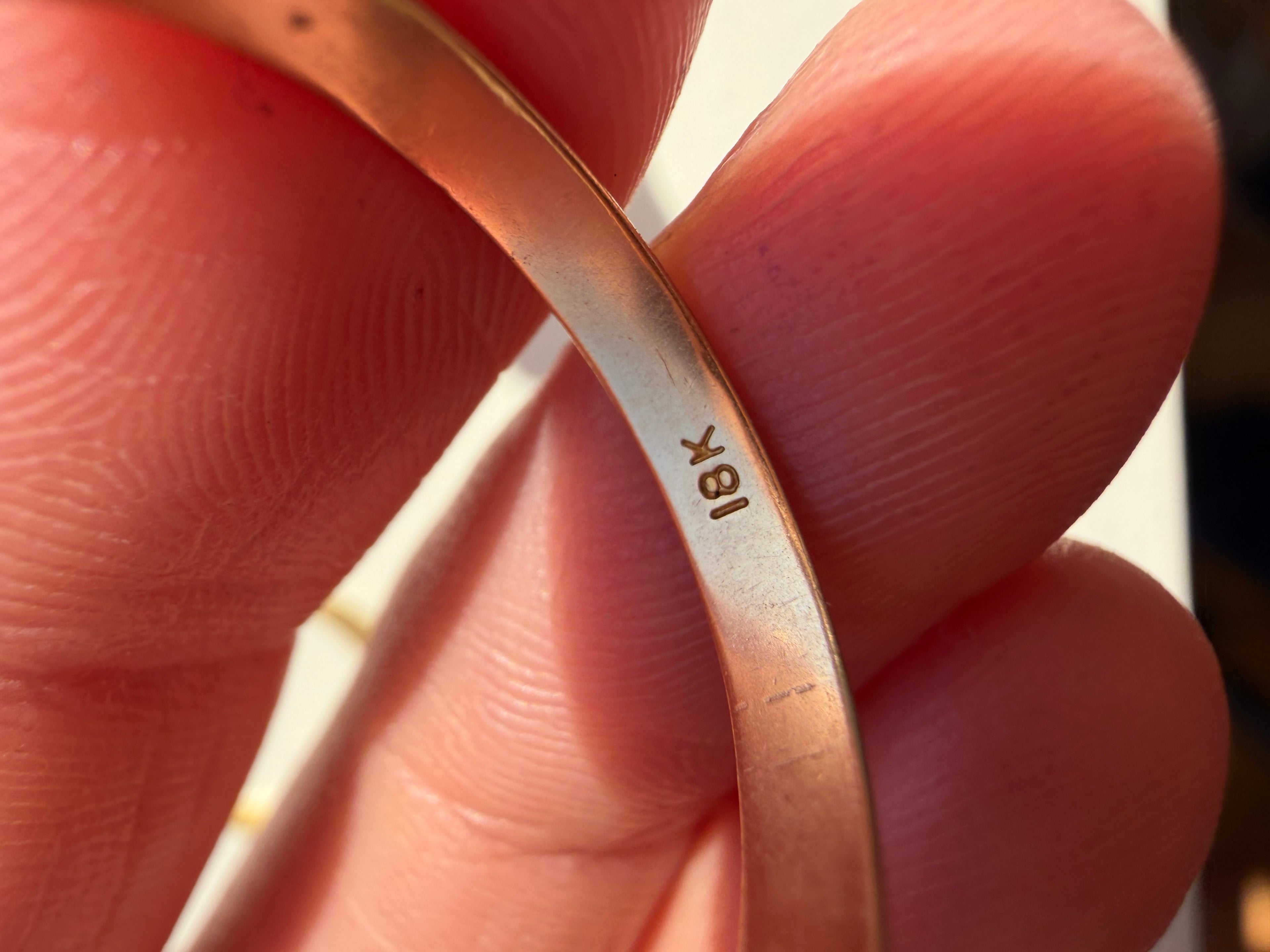 18k stacking band 2.7mm