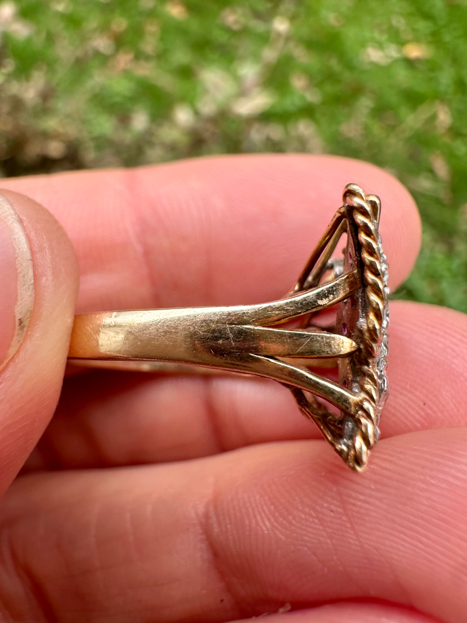 ruby, diamond and pearl butterfly