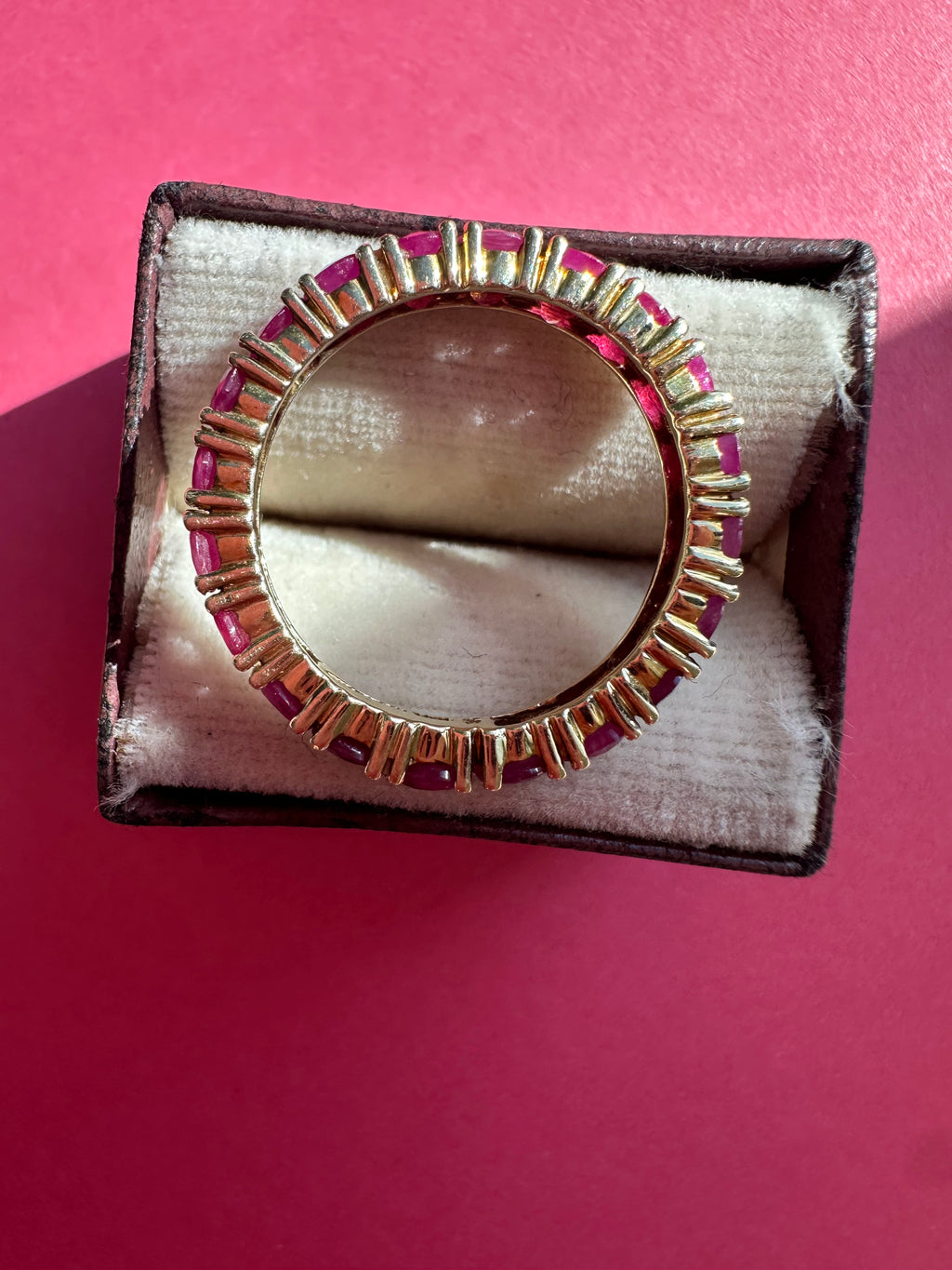 ruby eternity band