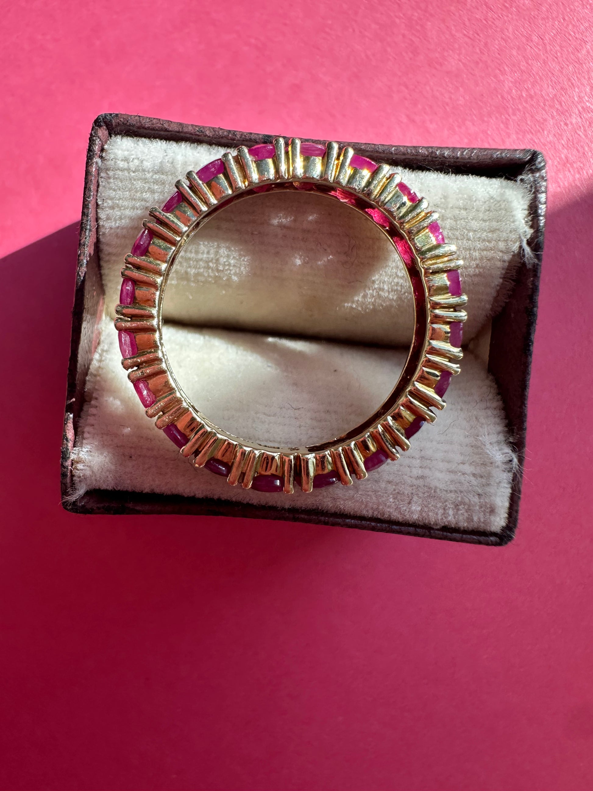 ruby eternity band