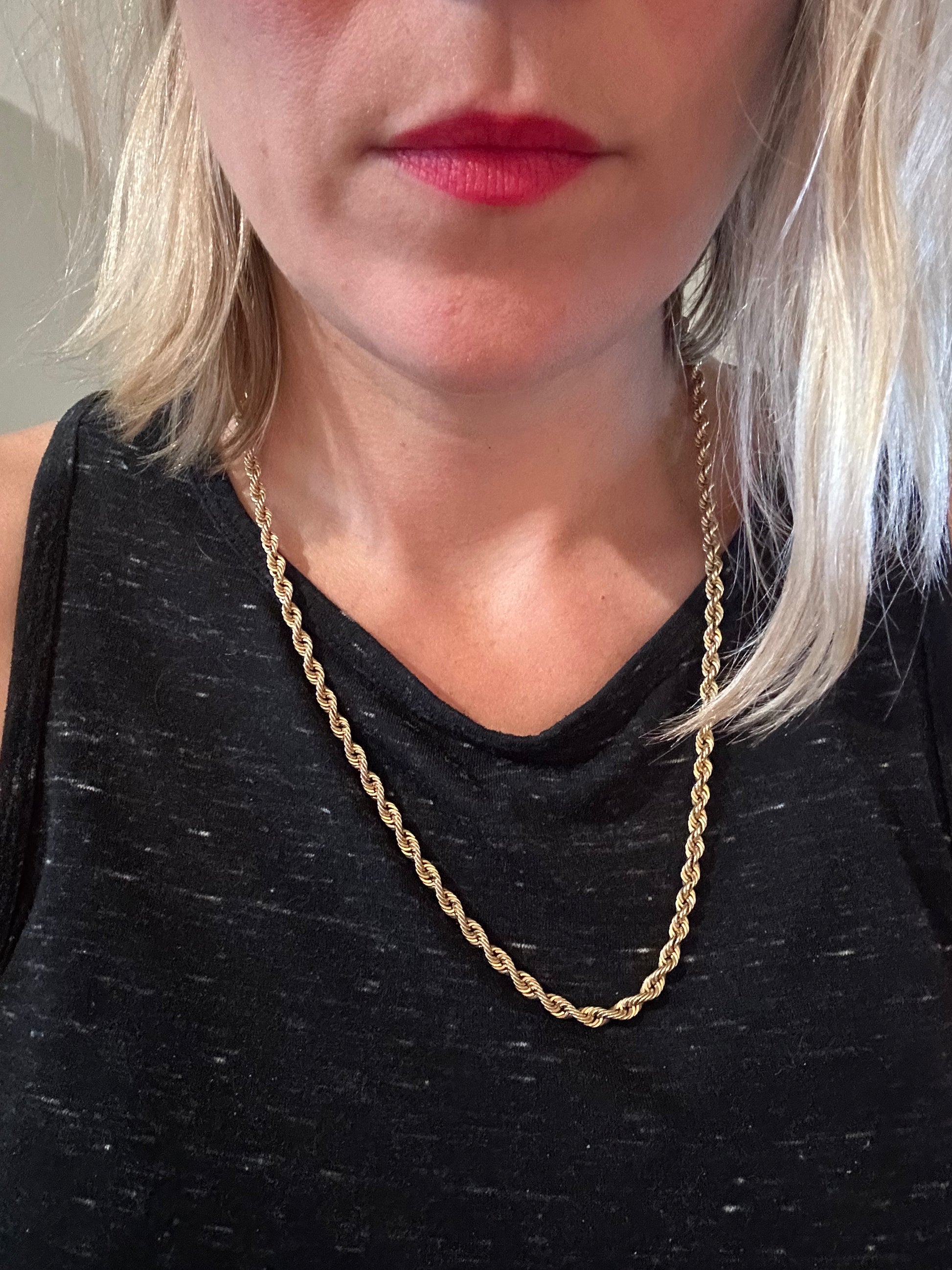 24" rope chain