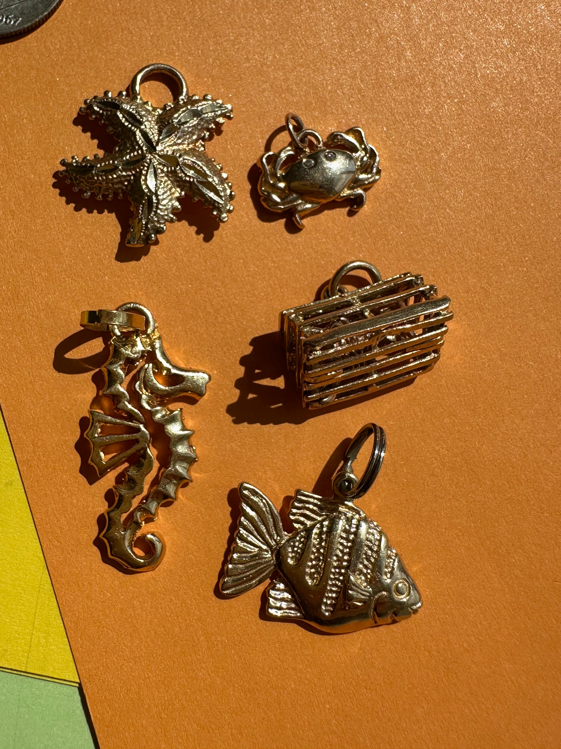 sea creature charms