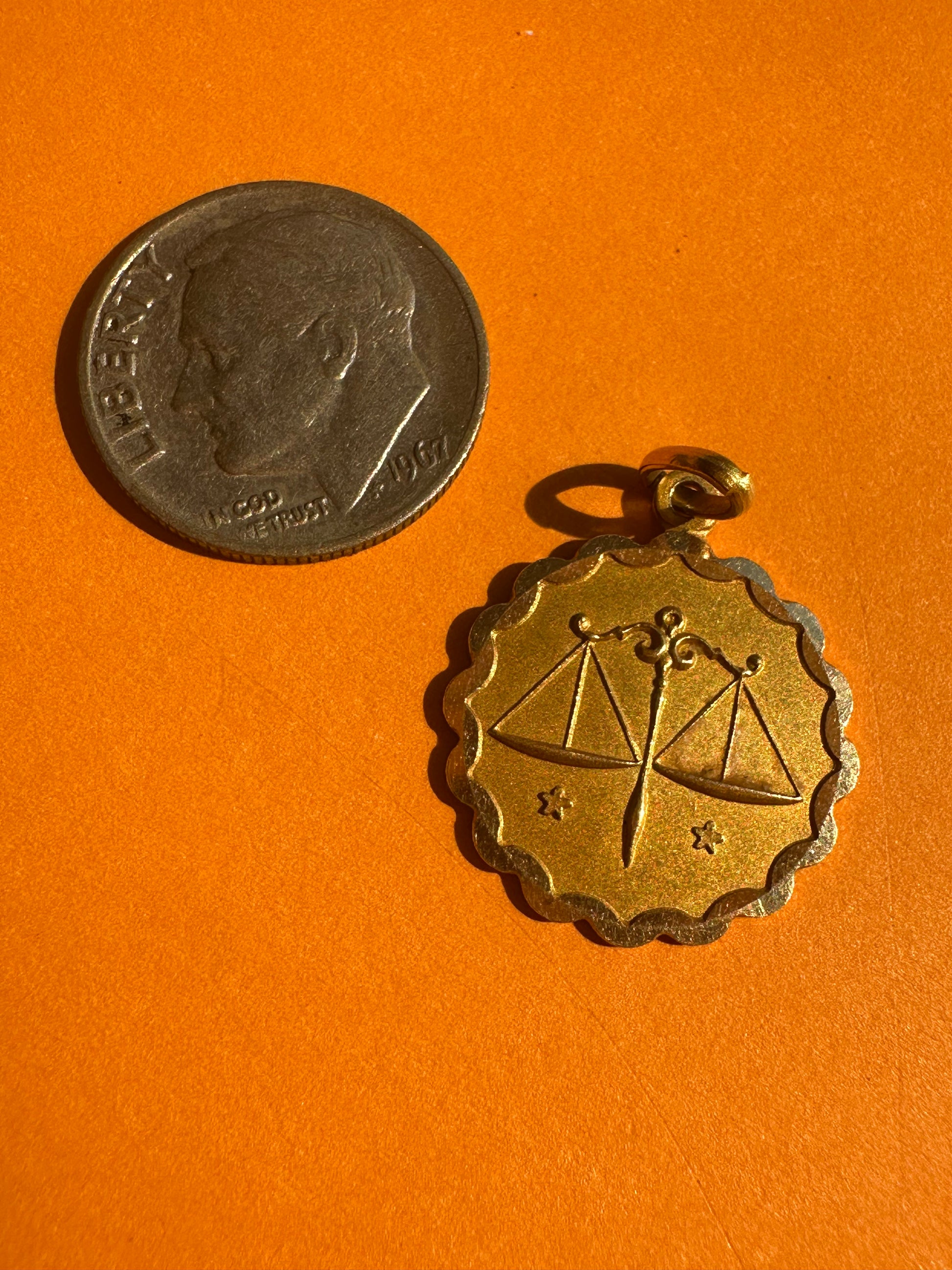 vintage zodiac charms