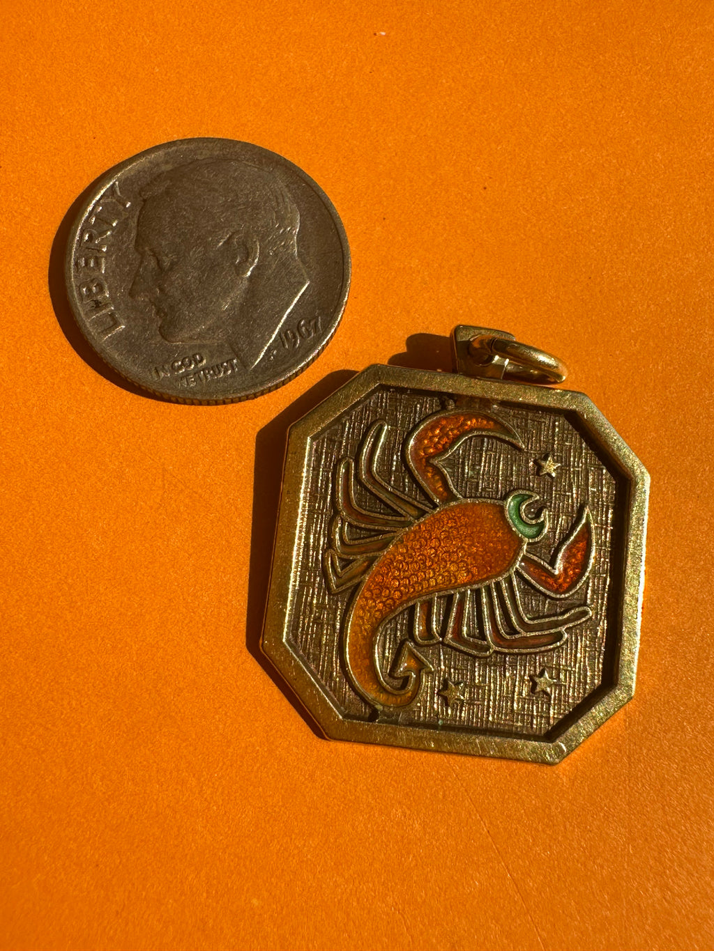 vintage zodiac charms