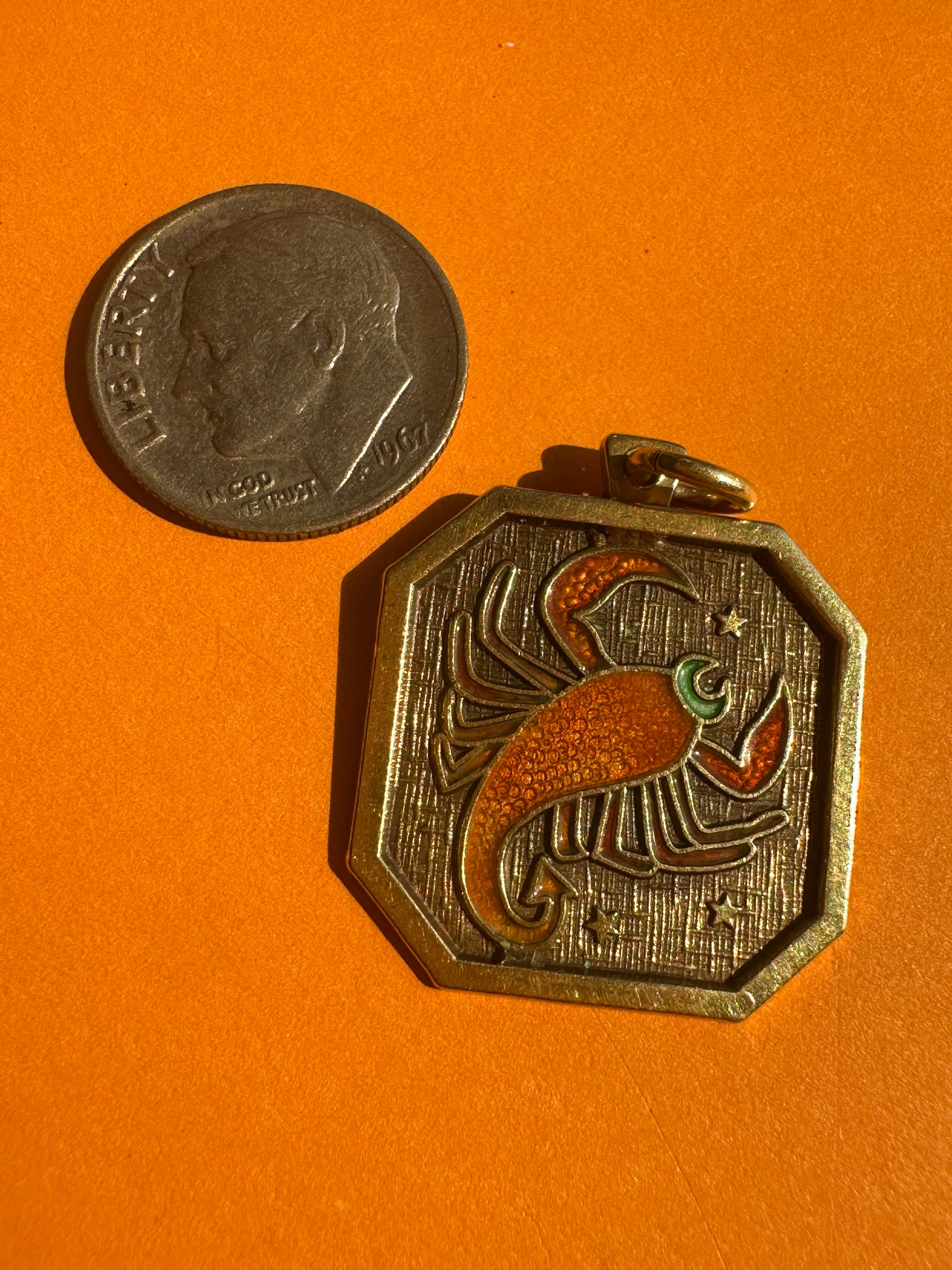 vintage zodiac charms