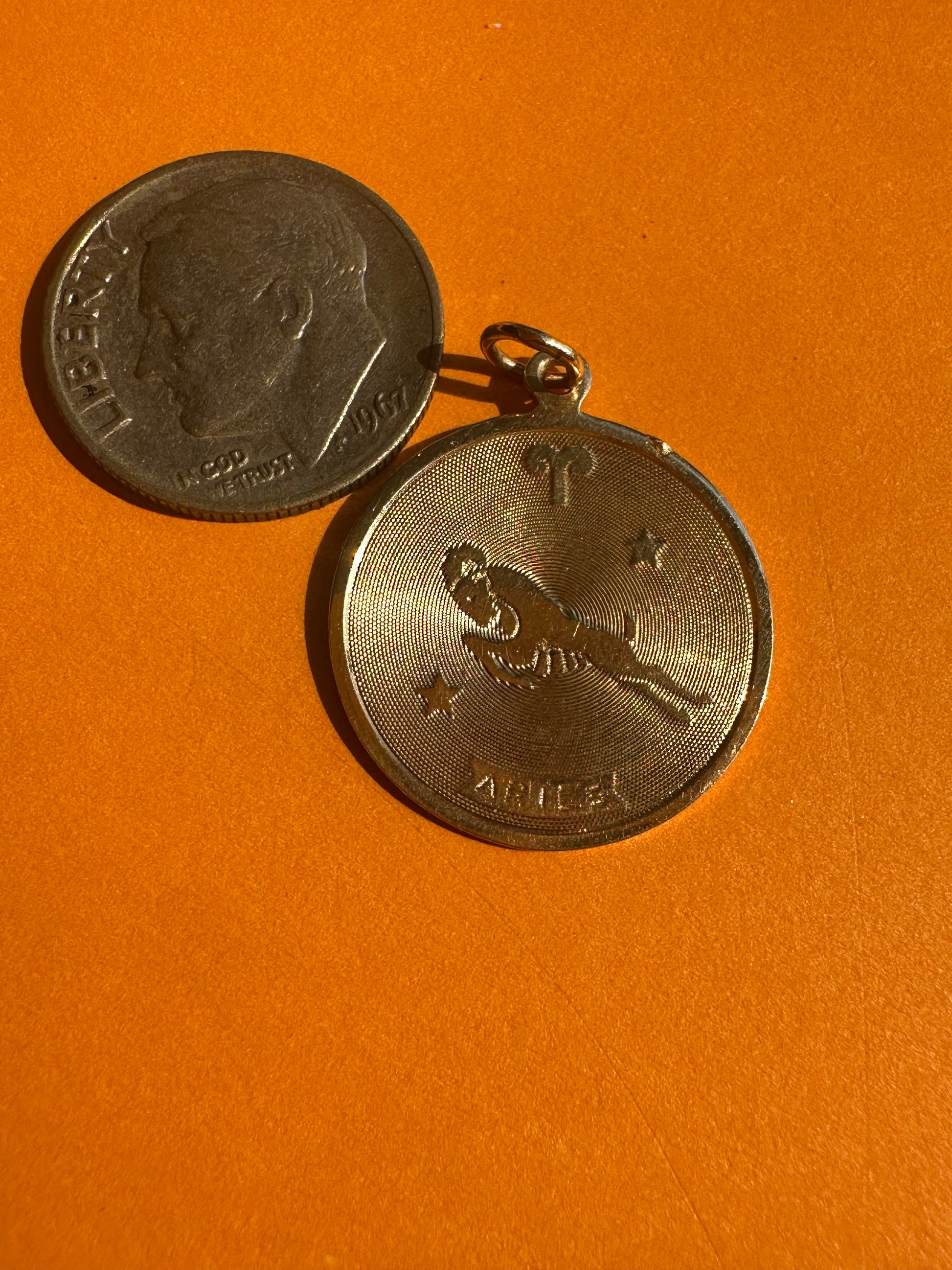 vintage zodiac charms