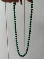 Colorful thread beads with gold plated bead strands