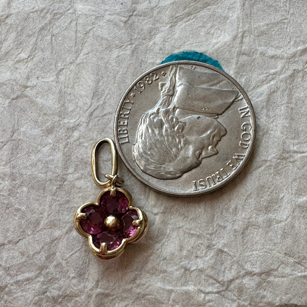 Delicate Pink Topaz Flower