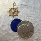 Nautical Sailor Wheel With Diamond