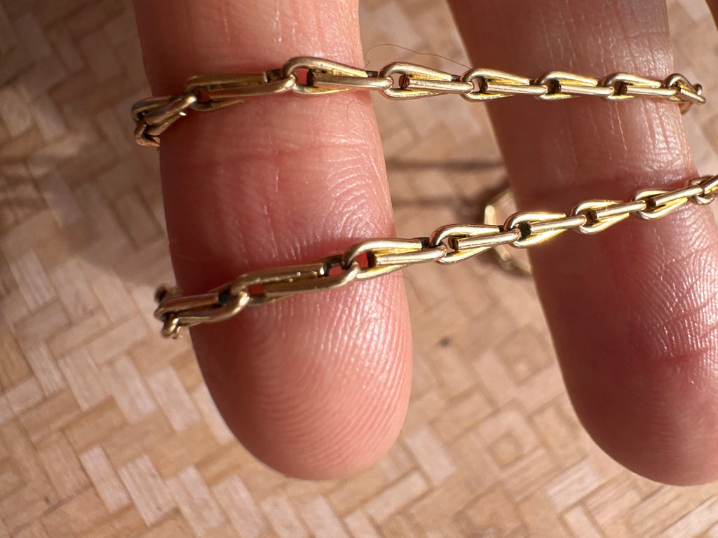 antique 9c rosy hayseed watch chain