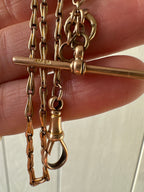 antique 9c rosy hayseed watch chain