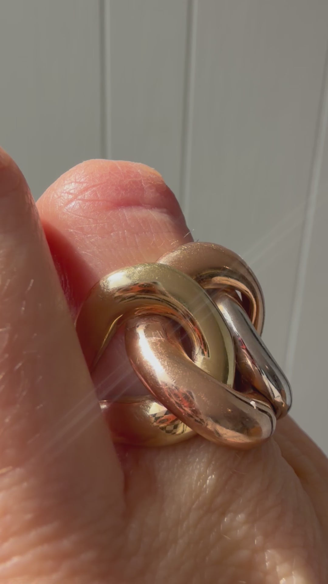 tritone knot ring