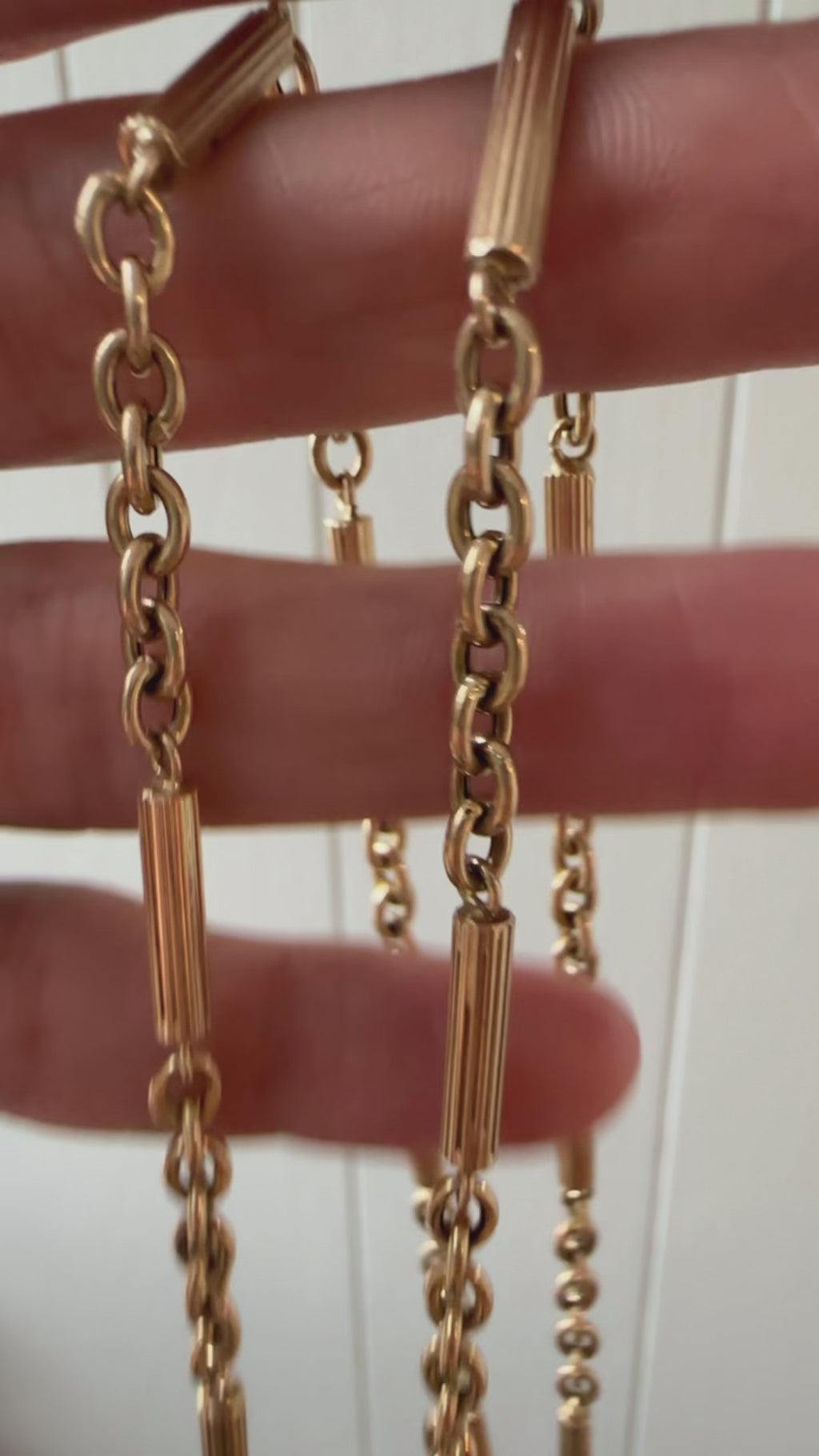 round and tube link chain