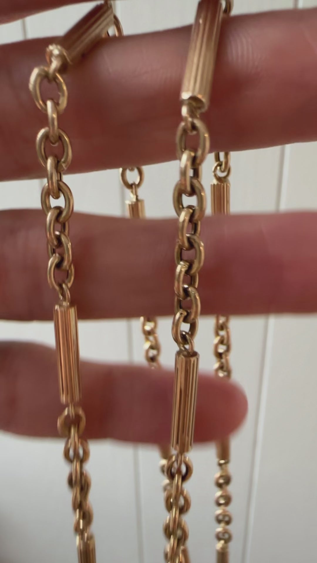 round and tube link chain