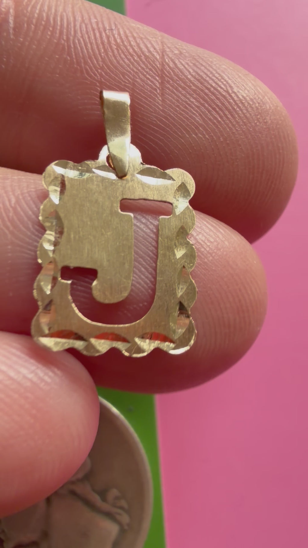 letter J postage stamp