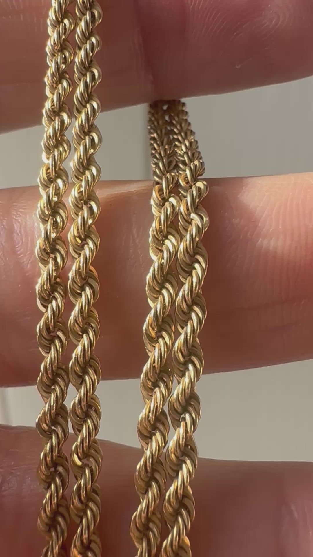 25” rope chain