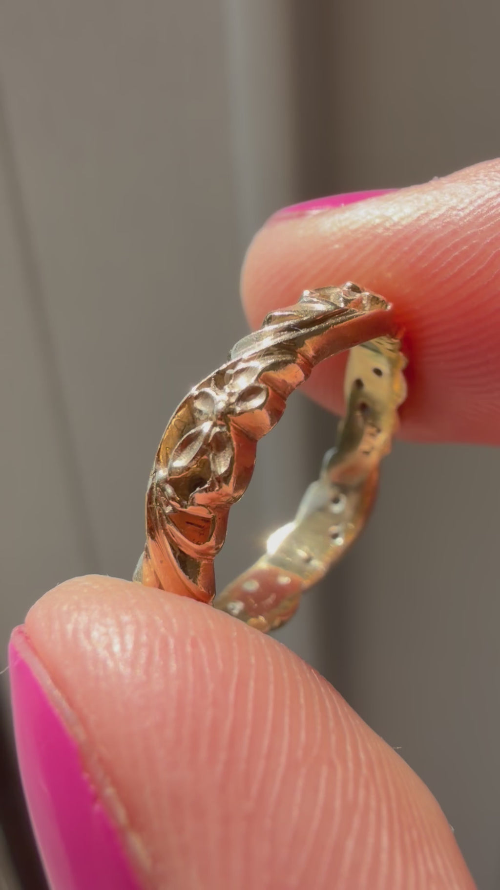 floral cut out band