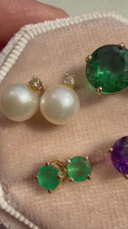 studs with gems