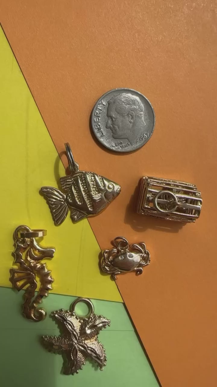 sea creature charms