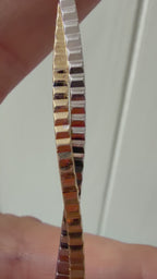 collection of 14k bangles