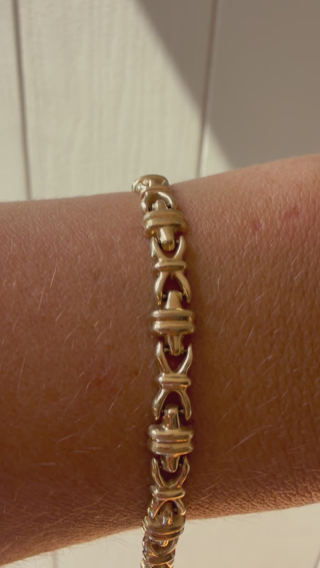 horse buckle link bracelet