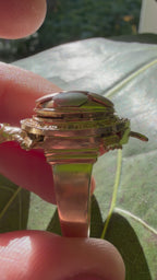 articulated turtle ring