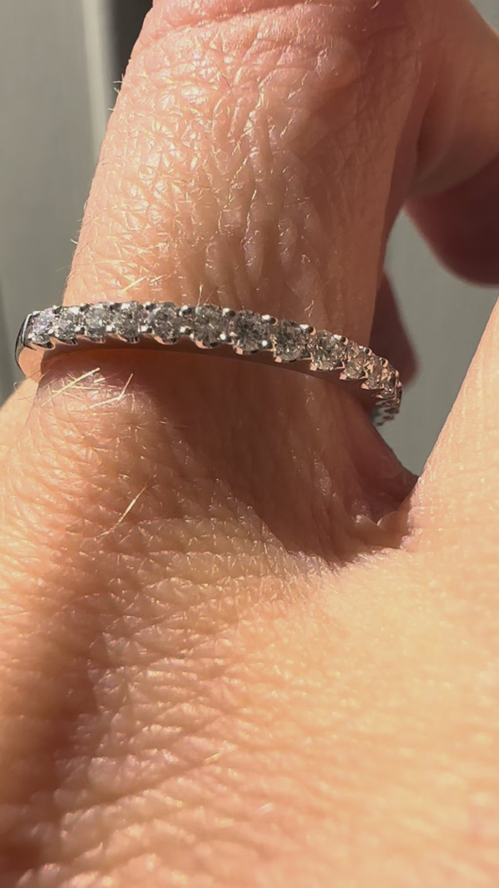 gorgeous new 1/2 eternity band