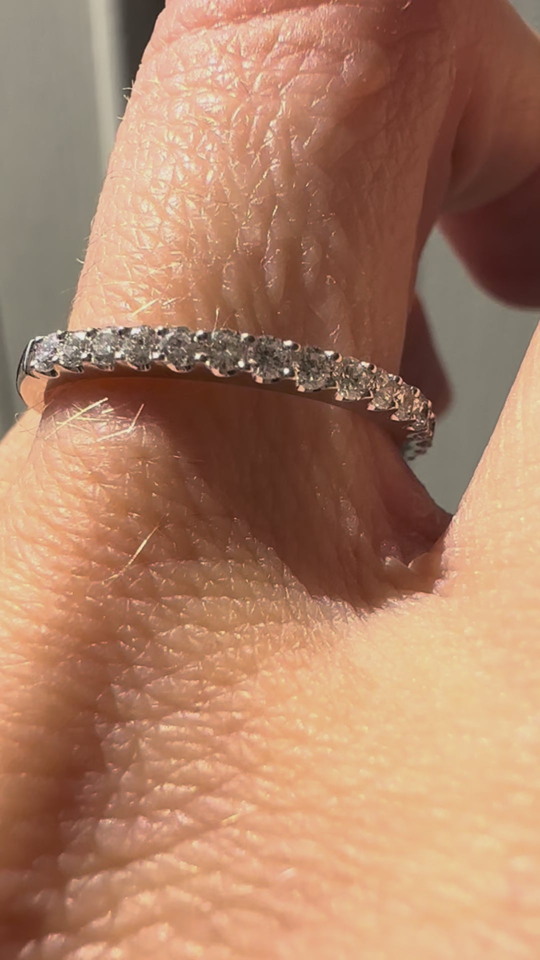 gorgeous new 1/2 eternity band