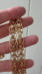 incredible vintage hearts bracelet