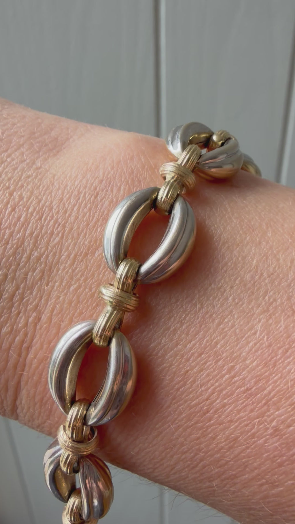 reversible yellow or two tone bracelet