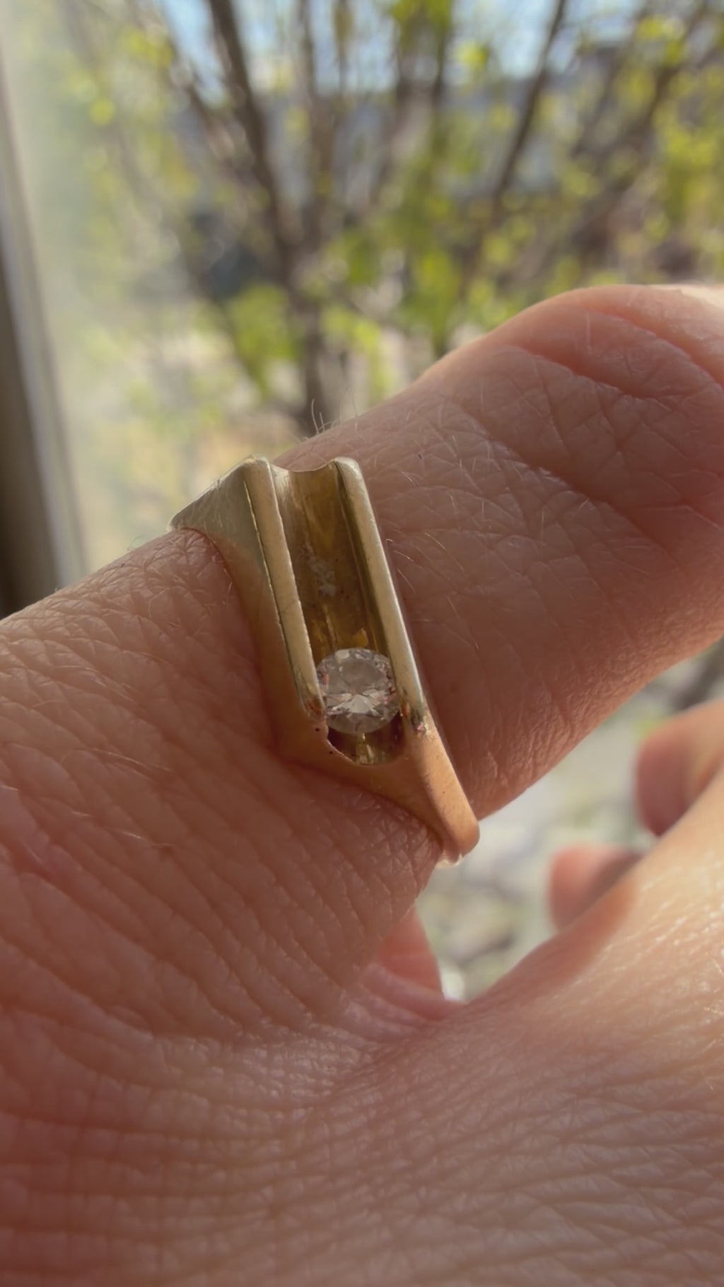 slider diamond ring
