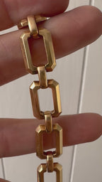 open geometric bracelet