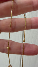 italian made serpentine and ball station chains