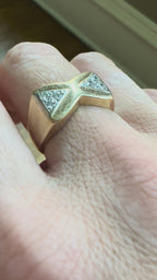 bowtie diamond ring