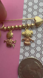 heart safety pin