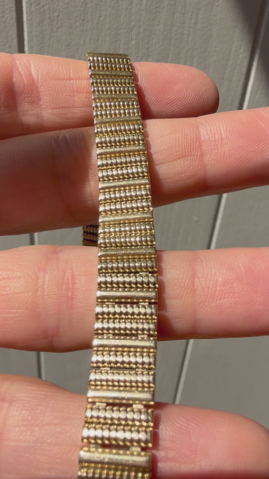 solid barrel link bracelet
