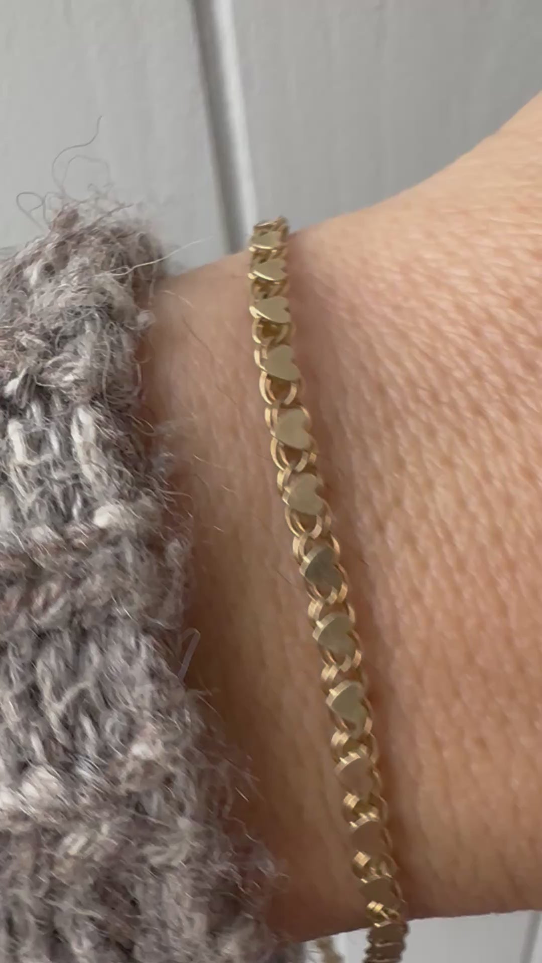 heart link bracelet