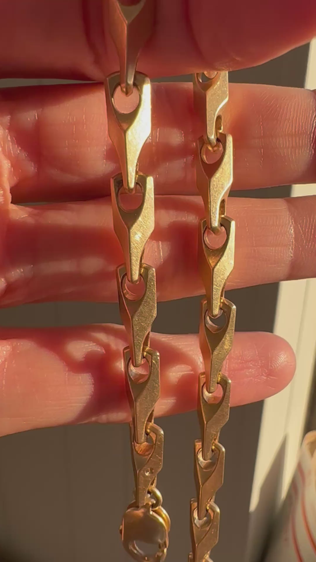 chunky heshe link bracelet