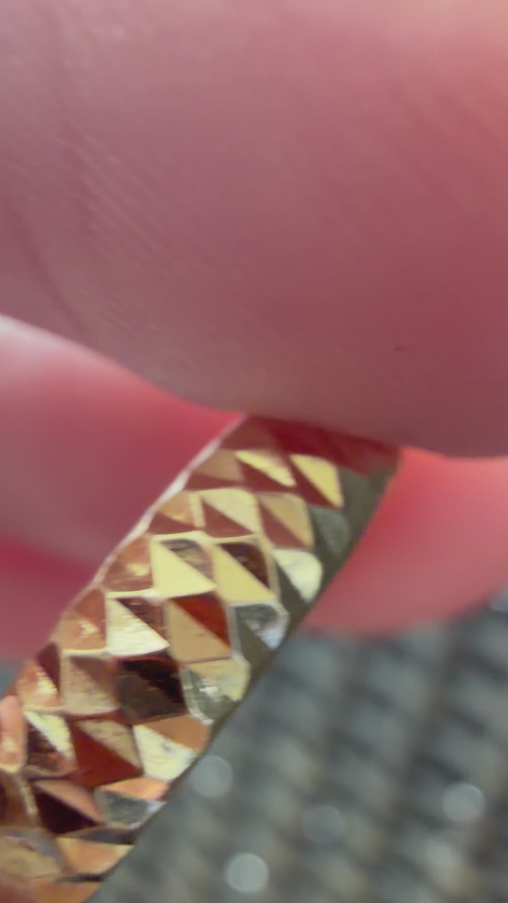 18k gold spiked eternity band